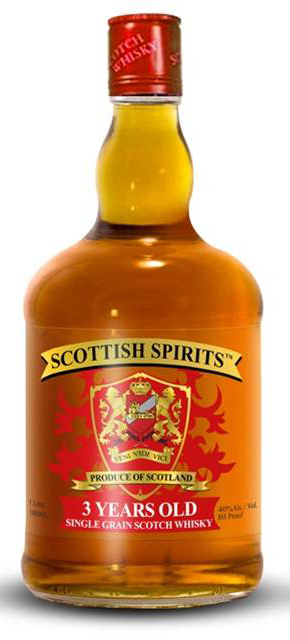 Scottish Spirits Single Grain Scotch Whisky