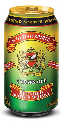 Scottish Spirits Scotch Whisky Can